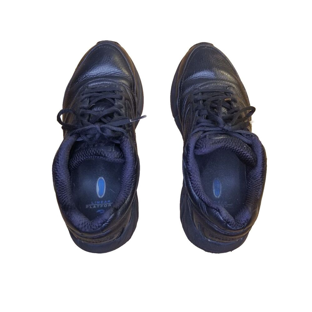 Brooks Addiction Walker Women's Size 10 Black Leather Shoes Sneakers 1200321B001 - Picture 2 of 6